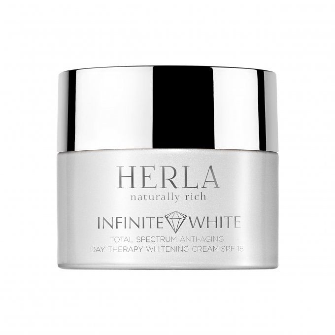 Crème de jour éclaircissante et anti-âge, SPF15 - Usage quotidien-150 ml-INFINITE WHITE-HERLA