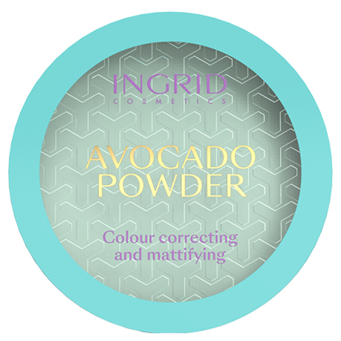 Poudre Compacte correctrice et matifiante à la l'avocat - 10g - Ingrid Cosmetics