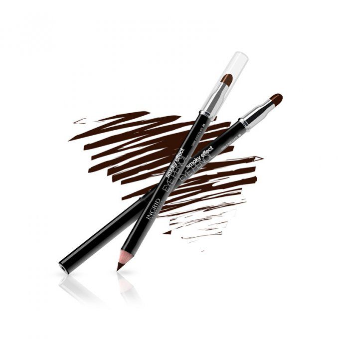 Crayon Smoky Eyes MARRON avec éponge Ingrid Cosmetics