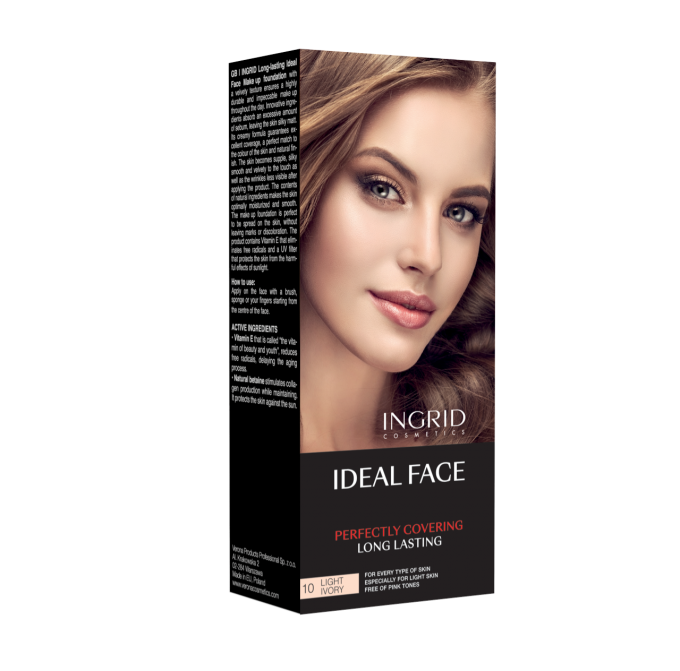 Fond de teint Ideal Face - 30ml - 6 teintes - Ingrid Cosmetics