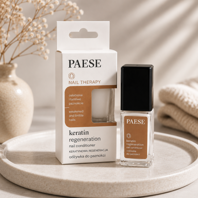 Soin régénérant à la kératine pour ongles fragilisés - 8 ml - PAESE