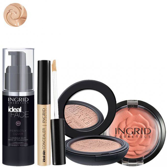 Kit teint Parfait Ingrid Cosmetics - Foncé