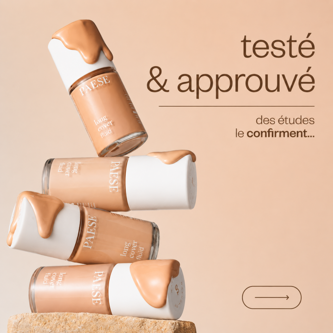 Long Cover Fluid  - 30 ml - 12 teintes - PAESE