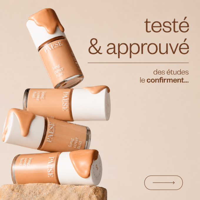 Long Cover Fluid  - 30 ml - 12 teintes - PAESE