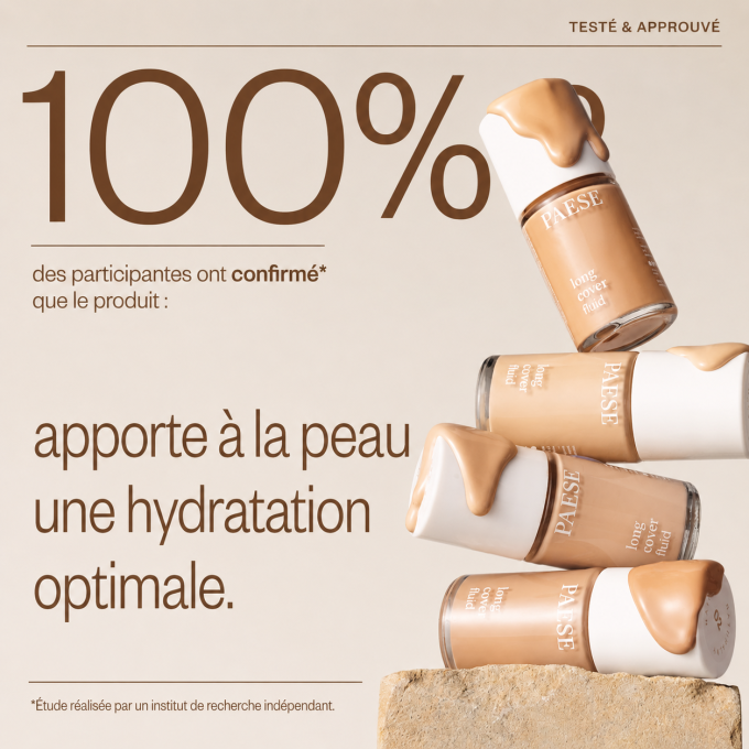 Long Cover Fluid  - 30 ml - 12 teintes - PAESE