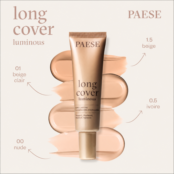 Long Cover Luminous - 30 ml - 5 teintes - PAESE