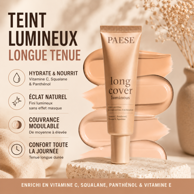 Long Cover Luminous - 30 ml - 5 teintes - PAESE