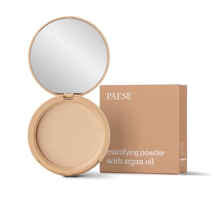 Poudre matifiante à l’huile d’argan - 8 g - 5 teintes - Paese