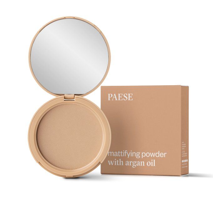 Poudre matifiante à l’huile d’argan - 8 g - 5 teintes - Paese