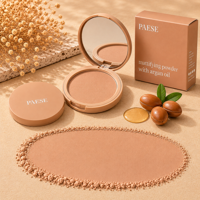 Poudre matifiante à l’huile d’argan - 8 g - 5 teintes - Paese