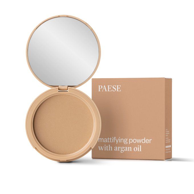 Poudre matifiante à l’huile d’argan - 8 g - 5 teintes - Paese