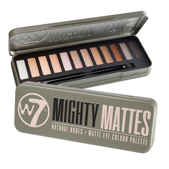 Palette de maquillage 12 couleurs Mighty Mattes Palette - W7