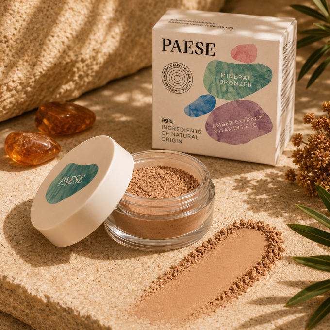 Bronzer minéral PAESE Minerals - Vegan - 6 g - 2 teintes