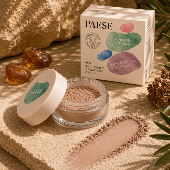 Bronzer minéral PAESE Minerals - Vegan - 6 g - 2 teintes