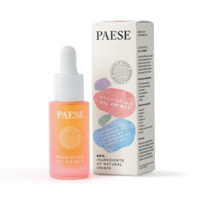 Duo Fond de teint minéral matifiant Vegan 7g (HONEY) et Huile Nourrissante 30ml - PAESE