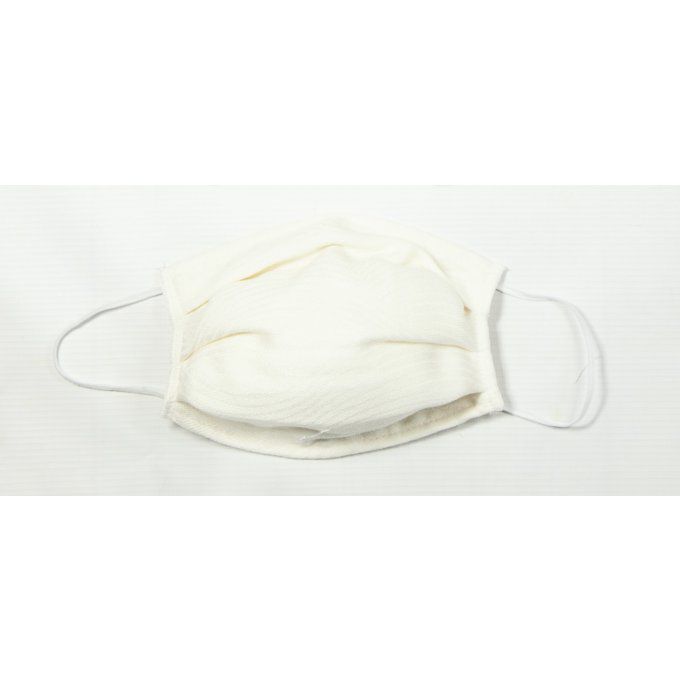5 masques Grand public filtration sup 90% en bambou lavables à 40°C et utilisables min 10 fois