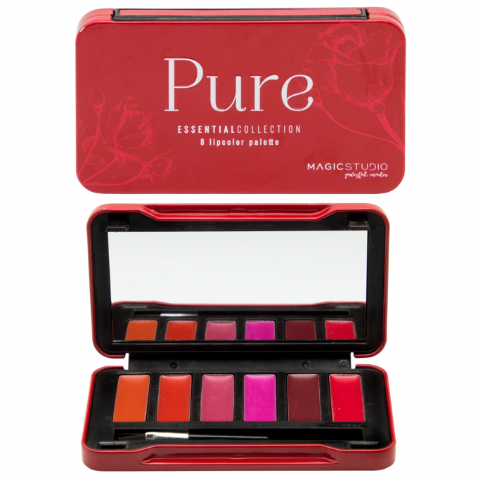 Mini palette de rouge à lèvres - 6 couleurs - 7 g - Magic Studio