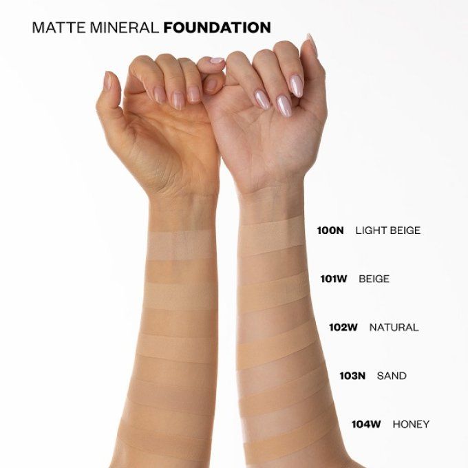 Fond de teint minéral matifiant PAESE Minerals - Vegan - 7 g