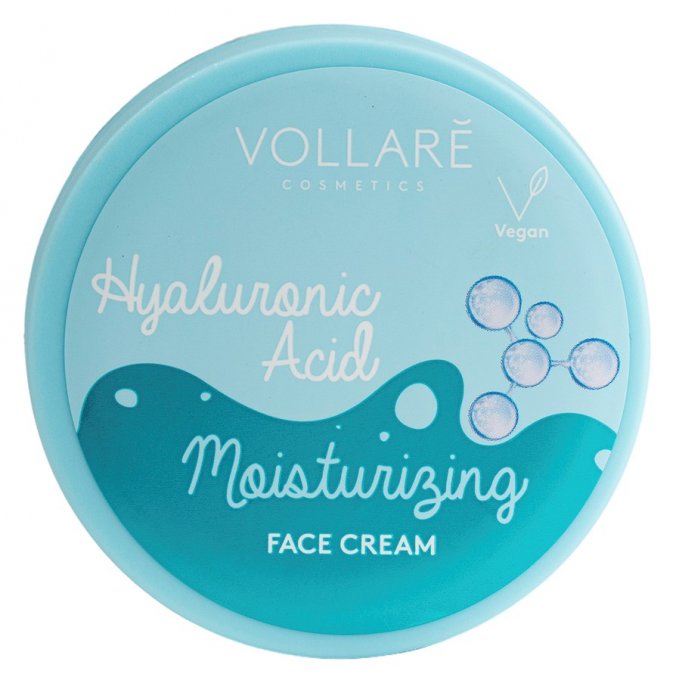 Crème visage hydratante à l'acide hyaluronique - 50 ml - Vollaré Cosmetics