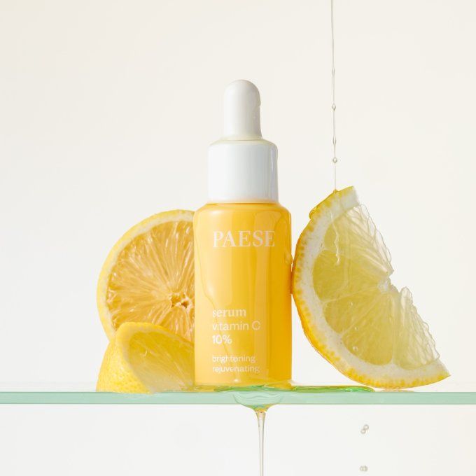 Sérum éclaircissant et rajeunissant 10% de Vitamines C - 89% naturel - 15 ml - PAESE