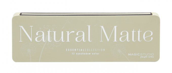 Palette de maquillage Natural Matte - 12 couleurs - 14.5g - Magic Studio
