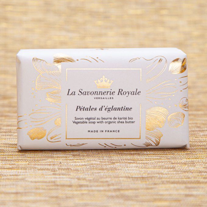 Savon 100g pétales d'églantine - La Savonnerie Royale