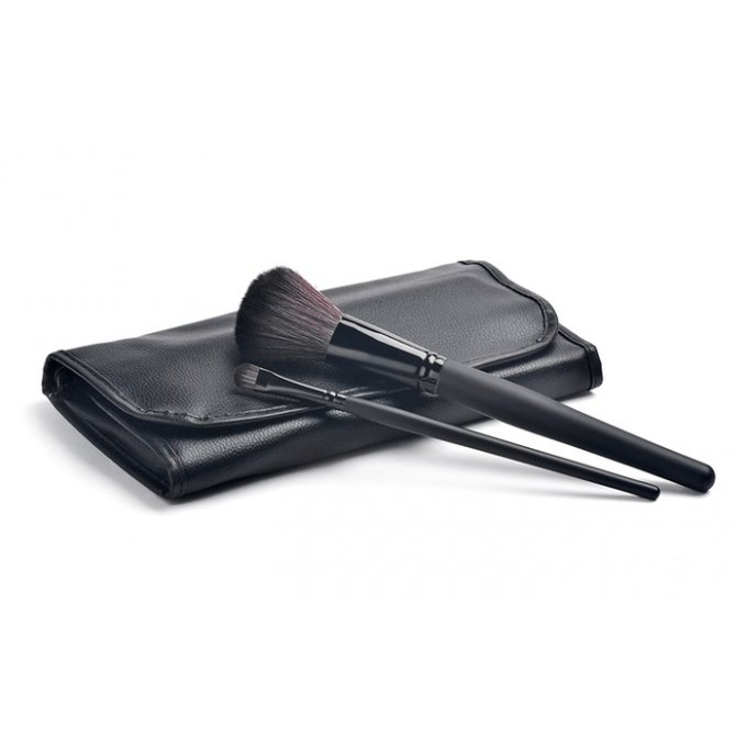 Set de 10 pinceaux de maquillage noirs