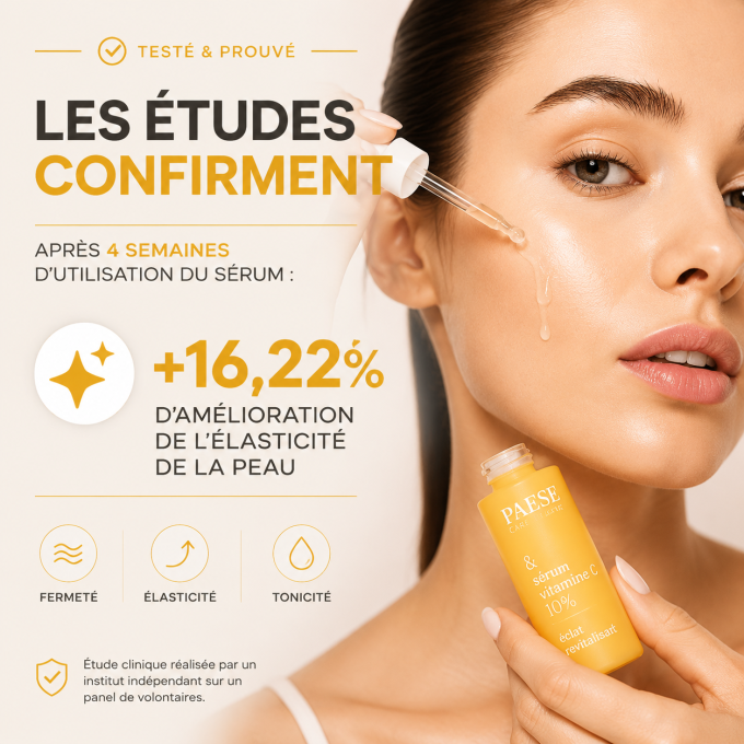 Duo de soins : Sérum rajeunissant 15 ml et Sérum triple acide hyaluronique 30 ml - PAESE