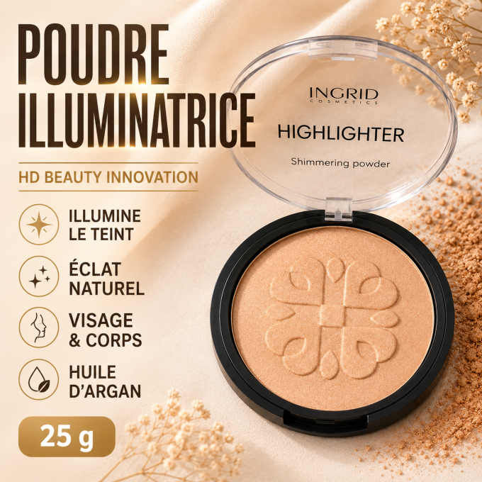 Shimmer powder HD Beauty Innovation - 25 g - Ingrid Cosmetics
