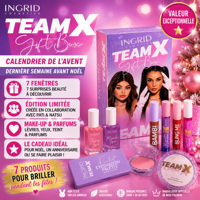 Lot de 2 Calendriers de l'Avent "Dernière semaine avant Noêl" - 7 fenêtres - INGRID Cosmetics - GRP