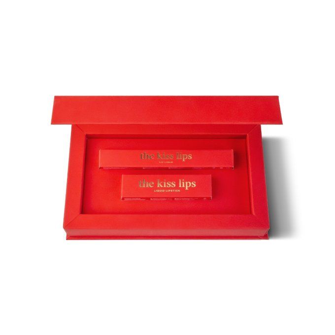 Coffret "The Kiss Lips"  - Rouge à lèvres et crayon assortis - 05 Raspberry Red - Paese