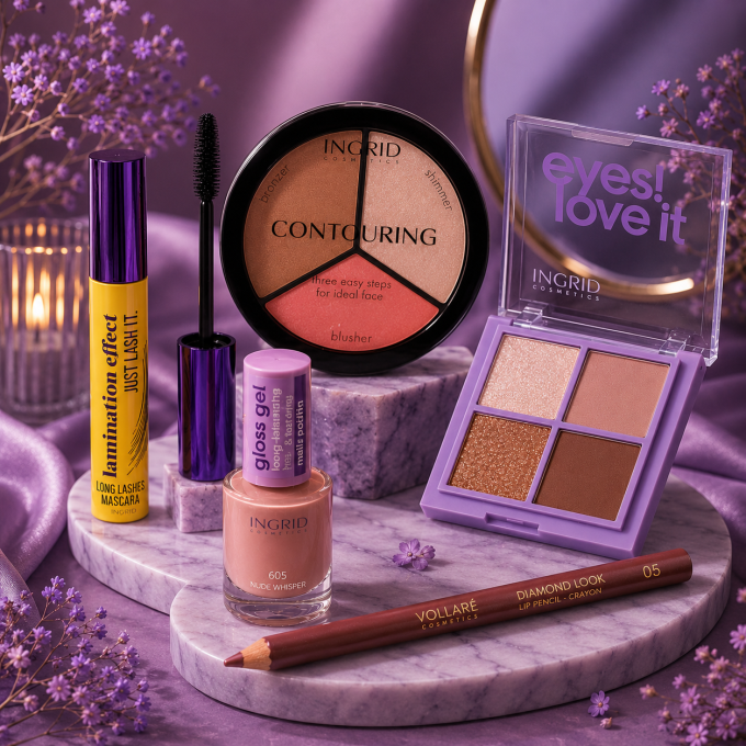 Soft Glam Nude – Kit maquillage nude complet (5 produits)