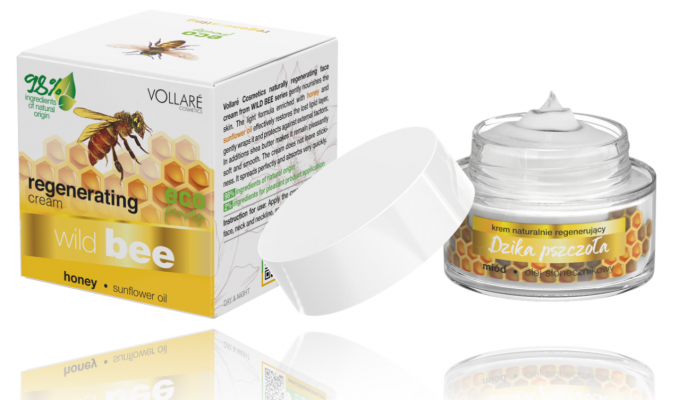 Gamme de 4 soins visage au Miel - Wild Bee - Vollaré Cosmetics