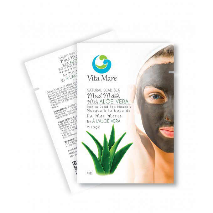 Masque à la boue de la Mer Morte et à l'Aloé Vera Vita Maré - 50g