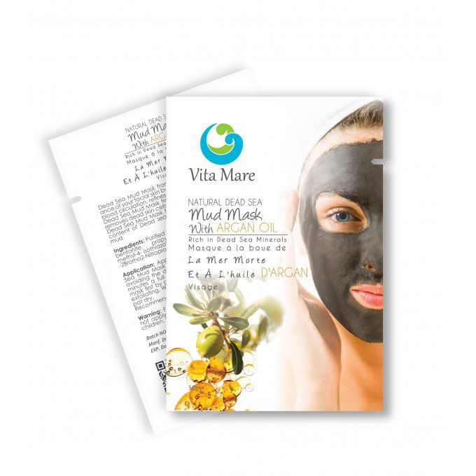 Masque à la boue de la Mer Morte et à l'huile d'argan Vita Maré - 50g