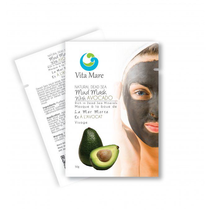 Masque à la boue de la Mer Morte et avocat Vita Maré - 50g