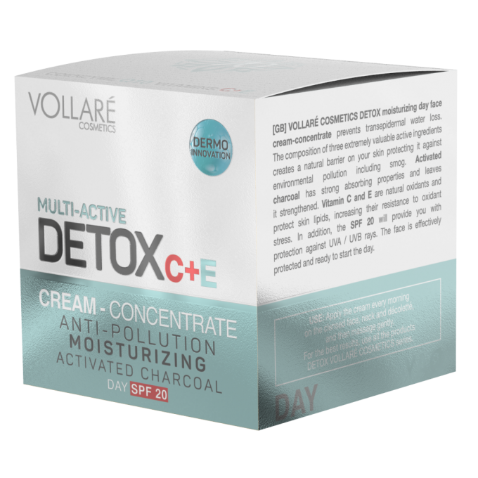 VOLLARE MOISTURIZING DETOX DAY CREAM - CONCENTRATE 2