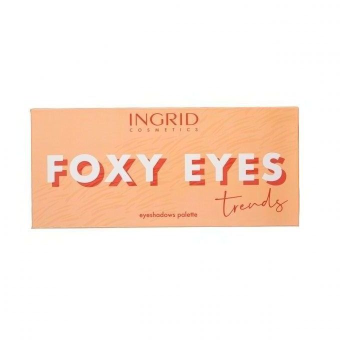 Palette d'ombres à paupière vegan 10 teintes - Foxy - 12 gr - Ingrid Cosmetics